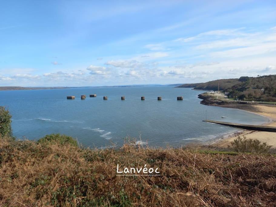 Presqu'Ile De Crozon - Proche Voie Verte Et Plage Lanvéoc Eksteriør bilde